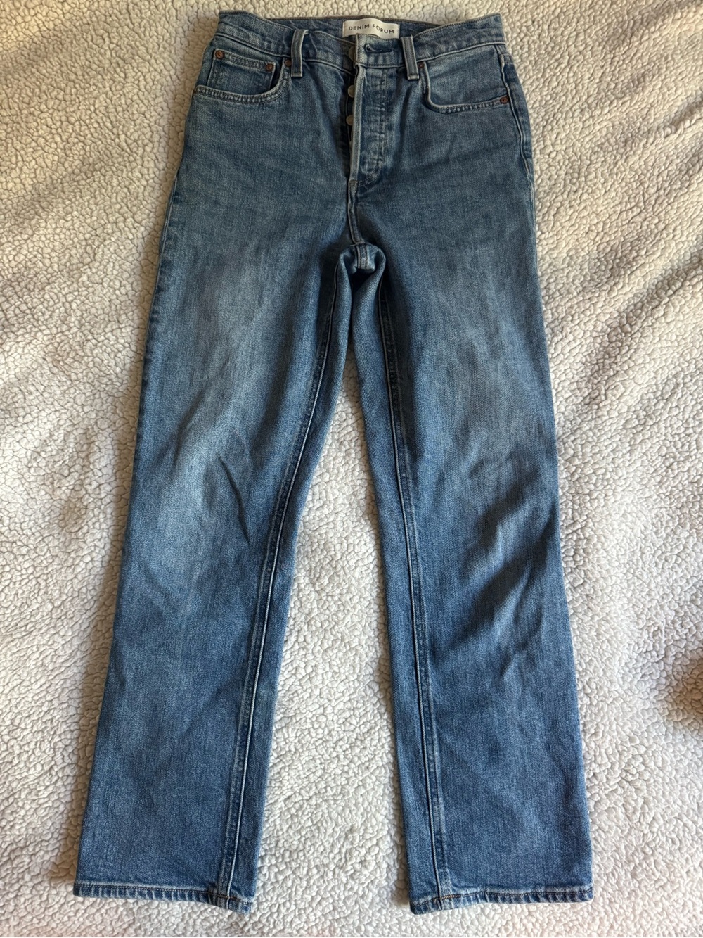 Denim Forum The Arlo High Rise Straight jeans